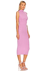 Enza Costa Silk Knit Sleeveless Twist Midi Dress in Orchid Flower | REVOLVE