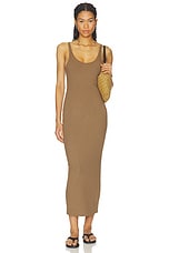 Military Rib Slim Tank Dress - thumbnail 4