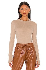 Cashmere Easy Cuffed Crew