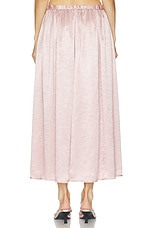 Textured Satin Celeste Skirt - thumbnail 7