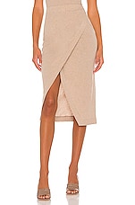 Product image of Enza Costa Cashmere Midi Skirt. Click to view full details