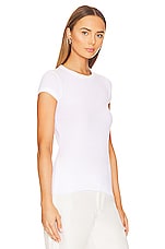 Pointelle Cap Sleeve Crew - thumbnail 5