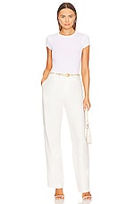 Pointelle Cap Sleeve Crew - thumbnail 7