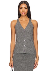 Cashmere V-neck Halter Cardigan