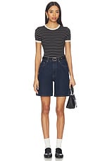 Cotton Stripe Classic Short Sleeve Tee - thumbnail 7