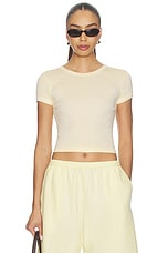 Supima Baby Rib Cropped Tee - thumbnail 3