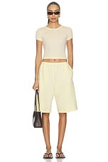 Supima Baby Rib Cropped Tee - thumbnail 6