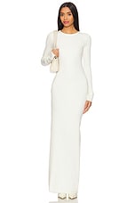 Long Sleeve Crewneck Maxi Dress - thumbnail 8