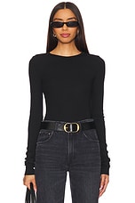 Long Sleeve Fitted Top - thumbnail 4