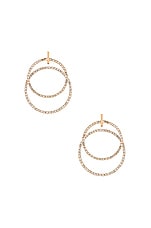 Product image of Ettika Double Hoop Earring. Click to view full details