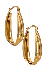 Product image of Ettika Oval Hoop Earring. Click to view full details