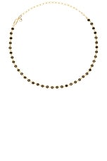 Crystal Disc Link Necklace