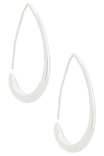Simple Threader Hoop Earrings