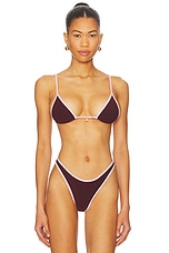 Lumi Triangle Bikini Top - thumbnail 3