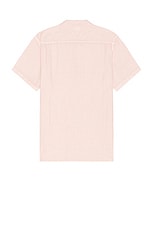 Faherty Short Sleeve Palma Linen Shirt in Coastal Mauve | REVOLVE