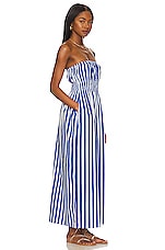 FAITHFULL THE BRAND Le Bon Midi Dress in Bayou Stripe | REVOLVE