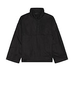 Textured Nylon Halfzip Pullover