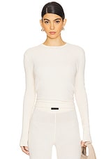 Waffle Fitted Long Sleeve