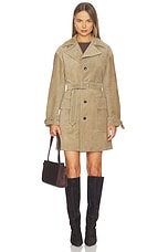 The Suede Trench Jacket - thumbnail 4