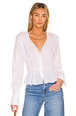Product image of FRAME Ruched Blouse. Click to view full details