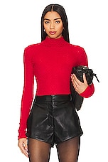 Mesh Lace Turtleneck