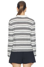 The Striped Long Sleeve Polo - thumbnail 6