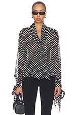 The Nouvelle Polka Dot Blouse - thumbnail 4