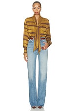The Silk Oversized Tie Shirt - thumbnail 8