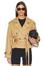 The Cropped Charles Trench Coat