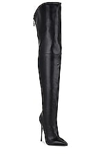 FEMME LA Scorpio Thigh High Boot in Black | REVOLVE