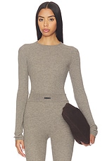 Waffle Long Sleeve Top