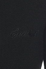 Signature Rib Knit Fitted Long Sleeve Zip Up Tee - thumbnail 8