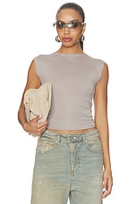 Soft Rib Fitted Tank Top - thumbnail 4