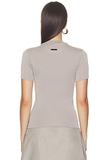 Soft Rib Fitted T-shirt - thumbnail 6