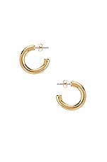 Product image of Five and Two Harper Chunky Hoop Earrings. Click to view full details