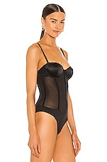 Silk and Mesh Bodysuit - thumbnail 6