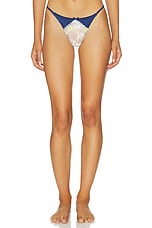 Delara Embroidered Thong - thumbnail 4