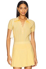 Rib Polo Bodysuit