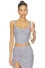 Poplin Bustier Top - thumbnail 3