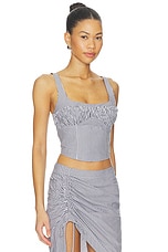 Poplin Bustier Top - thumbnail 4