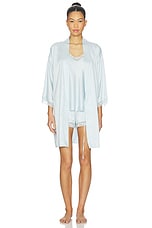 Sonia Travel Set Solid Wrap And Cami Set With Lace - thumbnail 10