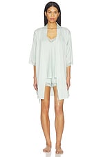Sonia Travel Set Solid Wrap And Cami Set With Lace - thumbnail 3