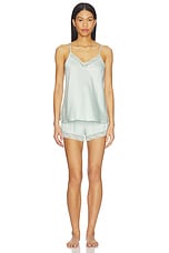 Sonia Travel Set Solid Wrap And Cami Set With Lace - thumbnail 4