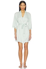 Sonia Travel Set Solid Wrap And Cami Set With Lace - thumbnail 5