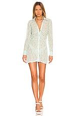 Product image of For Love & Lemons Drea Long Sleeve Mini Dress. Click to view full details