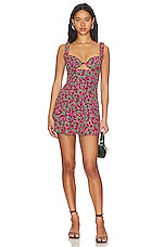 For Love & Lemons Giulia Mini Dress in Red | REVOLVE