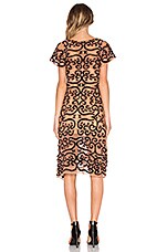 For Love & Lemons Antonina Dress in Black & Nude | REVOLVE