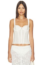 Eyelet Rose Bustier - thumbnail 4