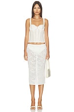 Eyelet Rose Bustier - thumbnail 7