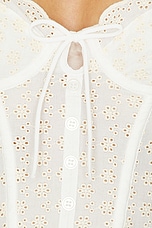 Eyelet Rose Bustier - thumbnail 8